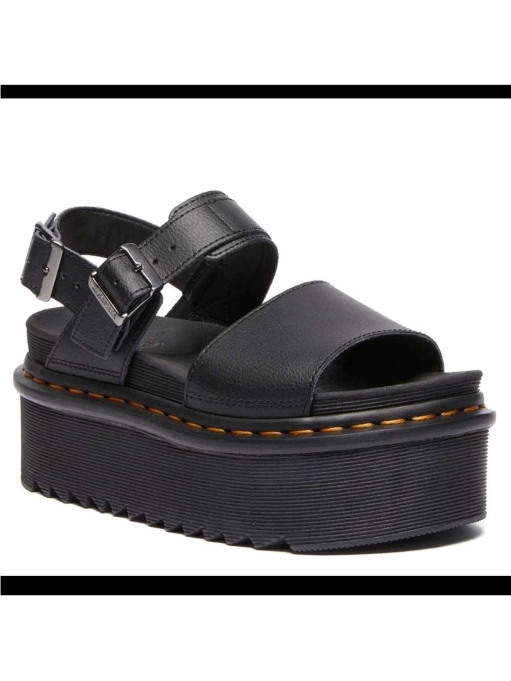 Dr. Martens Black Platform Sandals